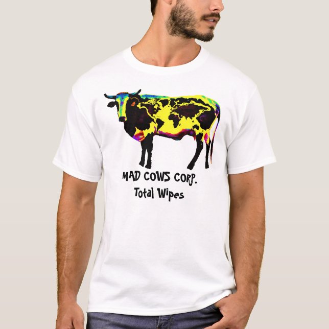 T-shirt Chiffons des VACHES FOLLES CORP.Total (Devant)