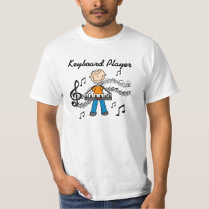 T-shirt Chiffre cadeaux masculins de bâton de joueur de