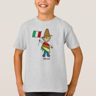 T-shirt Chiffre chemise de bâton du Mexique