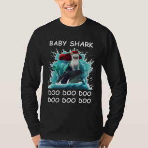 T-shirt Chiffre de taureau français Baby Shark Doo Doo D