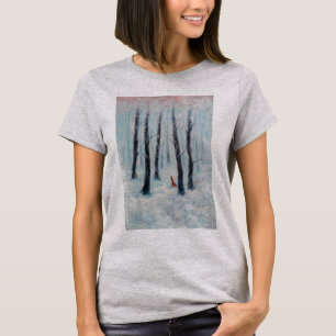 T-shirt Chiffre semblable à un chapiteau rouge dans une fo
