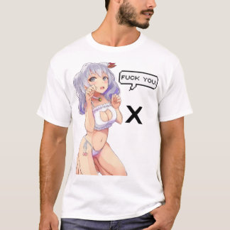 T-shirt Chiffres Anime Fille Japonaise Foxy Sexy Chat Ea