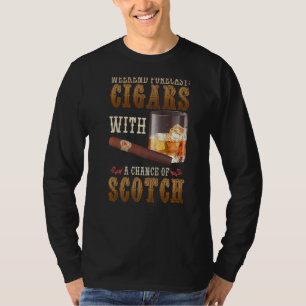 T-shirt Chiffres De Prévision De Fin De Semaine Et Whiskey