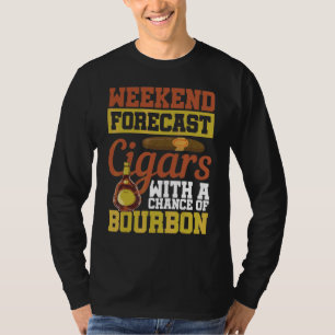 T-shirt Chiffres De Prévision Du Week-End Avec Une Chance