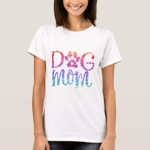 T-shirt Chig Mom Rainbow Parties scintillant mignonne