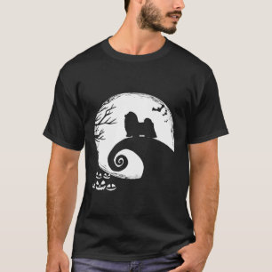 T-shirt Chih Tzu Et Costume D'Halloween Lune