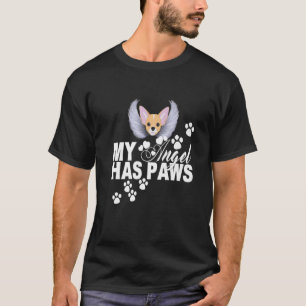 T-shirt Chihuahua Chien Cadeau Mon Ange A Paws Love Memori