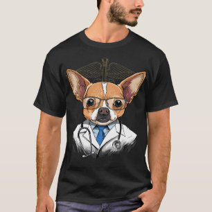 T-shirt Chihuahua Chien Dogtor Vétérinaire Chien Vétérinai