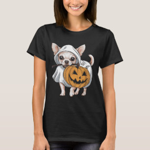 T-shirt Chihuahua Chien Fantôme Halloween