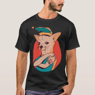 T-shirt Chihuahua Chien Maman Tattoo