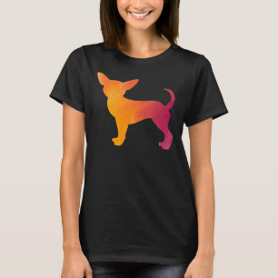 T-shirt Chihuahua Chiens Aquarelle pour Dames Chiwawa