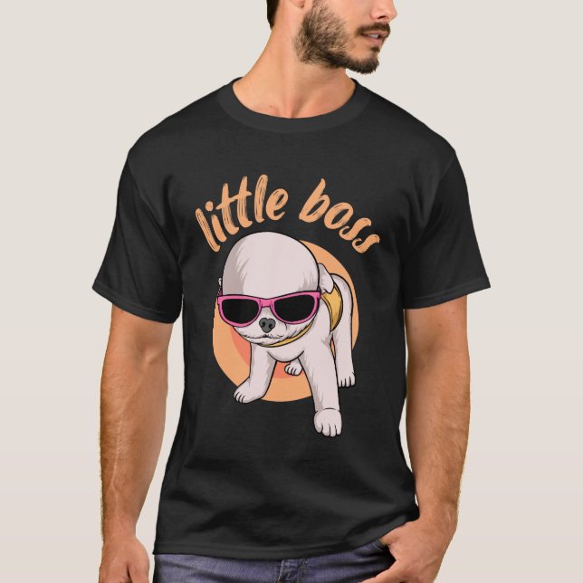 T-shirt Chihuahua Chiens Drôle Avec Des Lunettes Mignonnes (Devant)