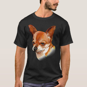 T-shirt Chihuahua Dog Aime Être Avec Son Peuple