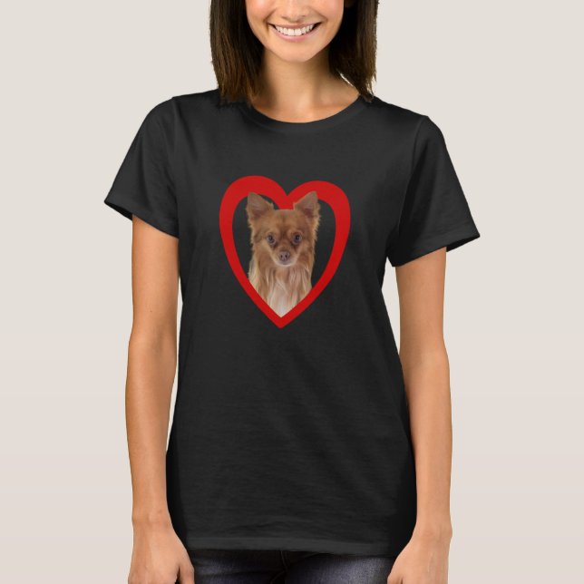 T-shirt Chihuahua  Dog Heart   Chihuahua  Chihuahua Terrie (Devant)
