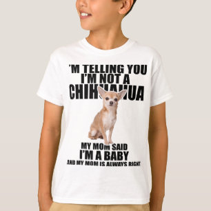 T-shirt Chihuahua Dog Je vous dis que je ne suis pas un Ch