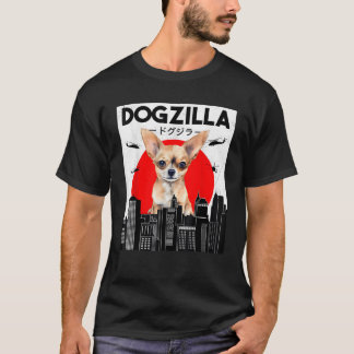 T-shirt Chihuahua drôle Dogzilla japonais pour les proprié