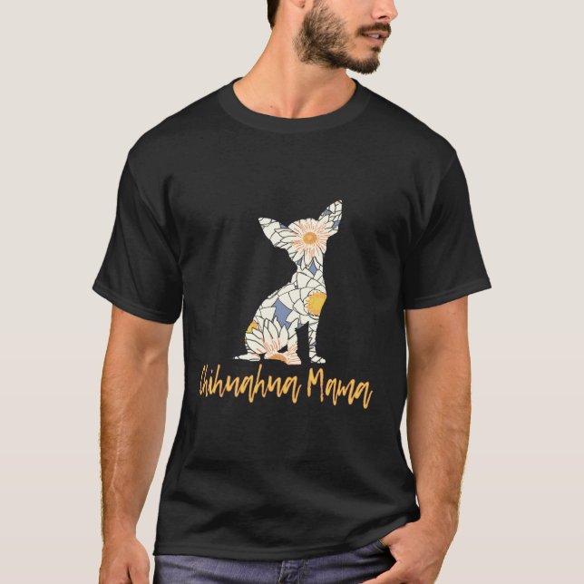 T-shirt Chihuahua Mama pour (Devant)