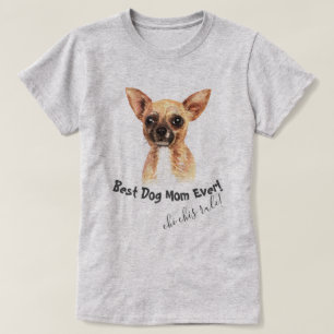 T-shirt Chihuahua Meilleure maman chien jamais