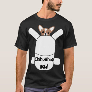T-shirt Chihuahua Papa White Sling
