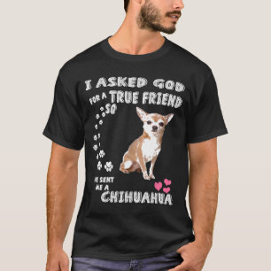 T-shirt Chihuahua Pour Femmes Drôle Chihuahua