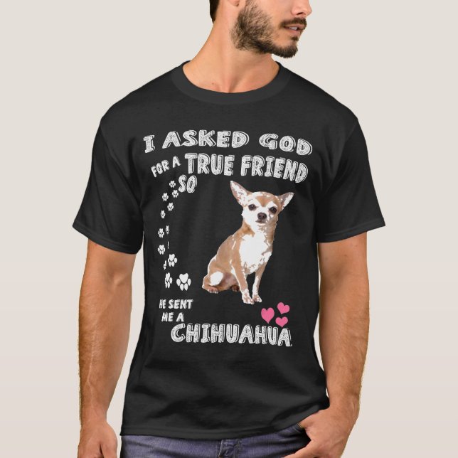 T-shirt Chihuahua Pour Femmes Drôle Chihuahua (Devant)