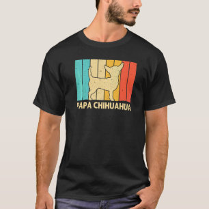 T-shirt Chihuahua pour hommes papa propriétaire d'animal c