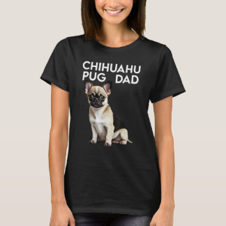 T-shirt Chihuahua Pug Puggy Pug Pugly Mops chien pour le m