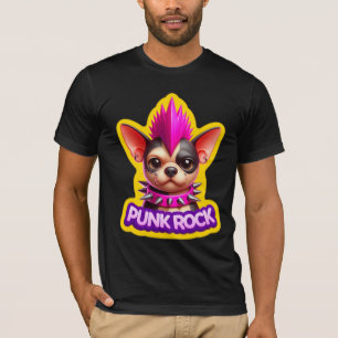 T-SHIRT CHIHUAHUA PUNK ROCK 4