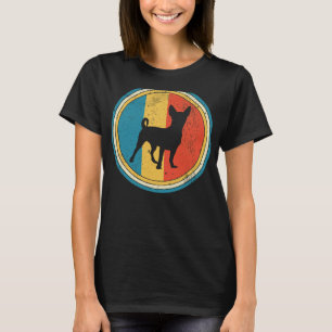 T-shirt Chihuahua vintage aux cheveux courts