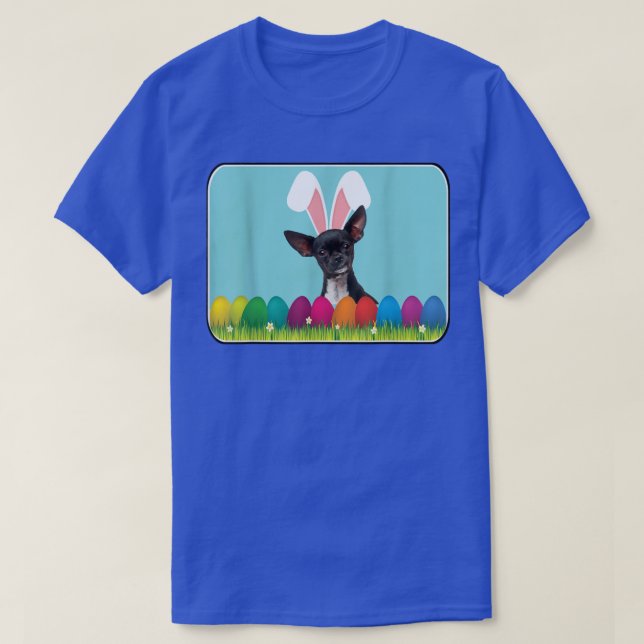 T-shirt Chihuahua w Bunny Ears  (Design devant)