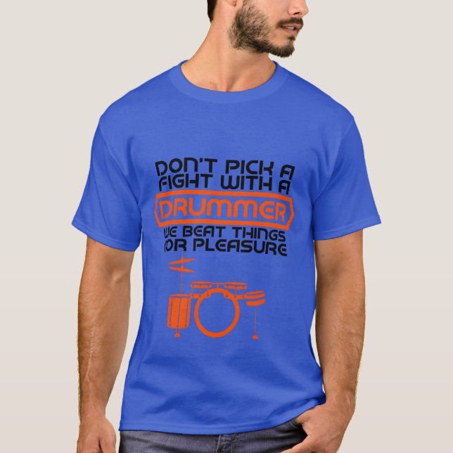 T-shirt Children cool kids play Cymbals gift (Devant)