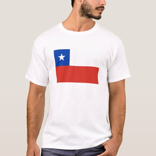 T-shirt Chile Flag T-Shirt, Patriotic T-Shirts, (Devant)