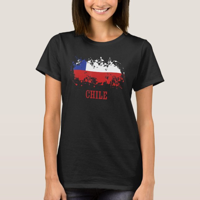 T-shirt Chilean enthusiasts for Chile and Chile (Devant)