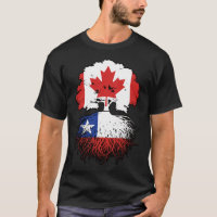Chili Chilien Canada Drapeau des racines d'arbres