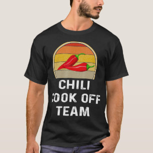 T-shirt Chili Cook Off Team Funny Retro Vintage Cuisine Co