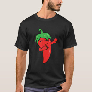 T-shirt Chili Dabbing Chili épicé nourriture Aimer Chilis