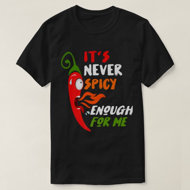 T-shirt Chili Red Pepper Drôle Cadeau Pour Aliments Et S É (Design devant)