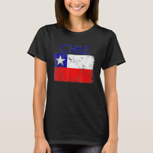 T-shirt Chili vintage Chilien Fierté Drapeau Chilien Racin