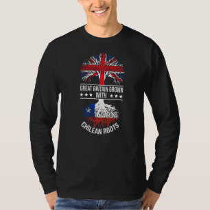 T-shirt Chilienne Racines Immigrants Ancêtre Grande-Bretag