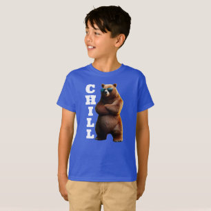 T-shirt Chill Brown Ours dans les lunettes de soleil