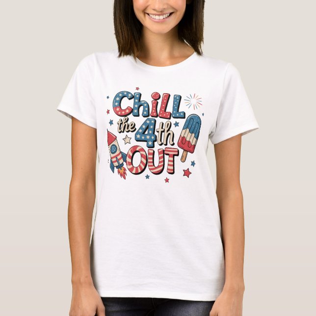 T-shirt Chill Out le 4 (Devant)