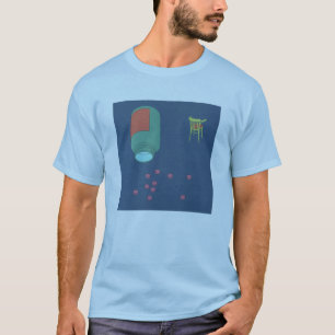 T-shirt chill pill bleu