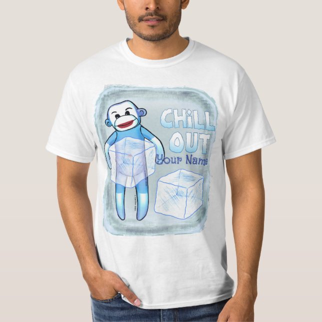 T-shirt Chill Sock Monkey (Devant)