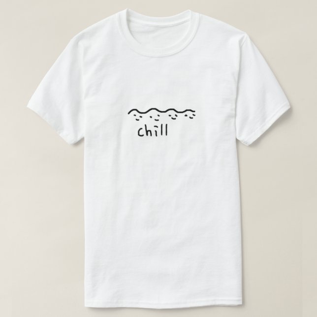 T-shirt chill wave (Design devant)