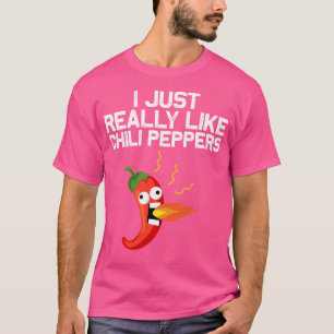 T-shirt Chilli Pepper Design Pour Hommes Femmes Haba Épicé