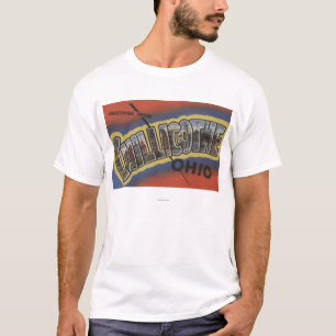 T-shirt Chillicothe, Ohio - grandes scènes de lettre