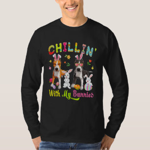 T-shirt Chillin' Avec Mes Lapins Bignon Brouillard Bite Ch
