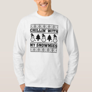 T-shirt Chillin avec mes neiges