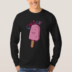 T-shirt Chillin et manger Popsicles