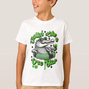 T-shirt Chillin' Like a Croc Star Cool pour enfants